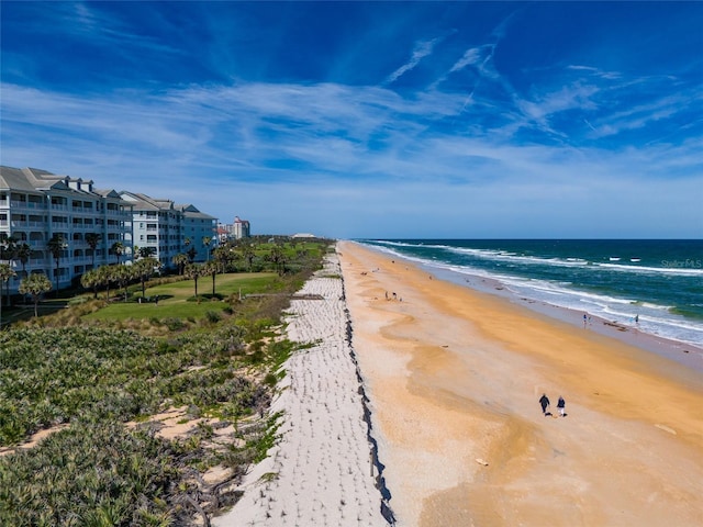 water view with a beach view