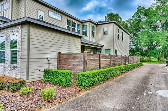 view of home's exterior