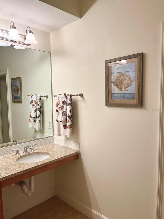 bathroom featuring sink