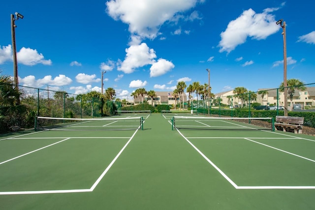 view of sport court