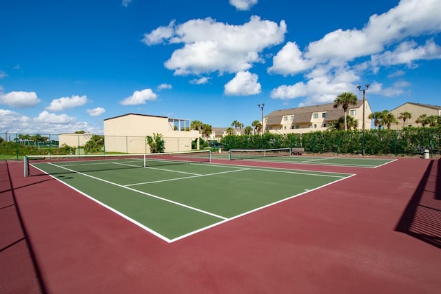 view of sport court