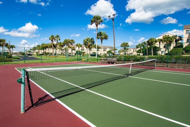 view of sport court