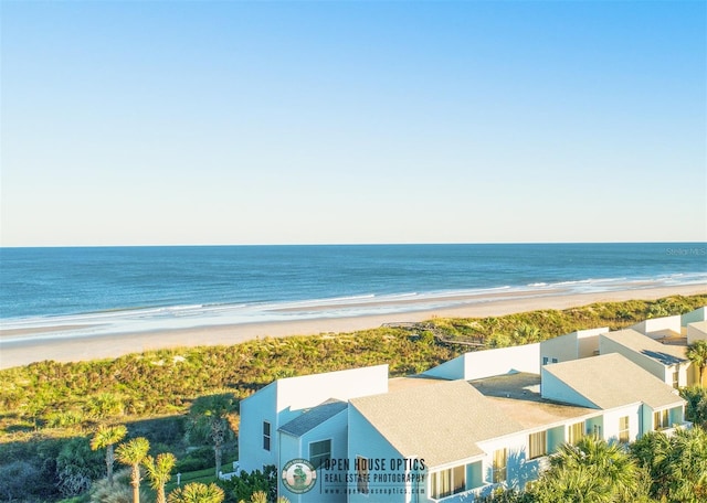 water view featuring a view of the beach