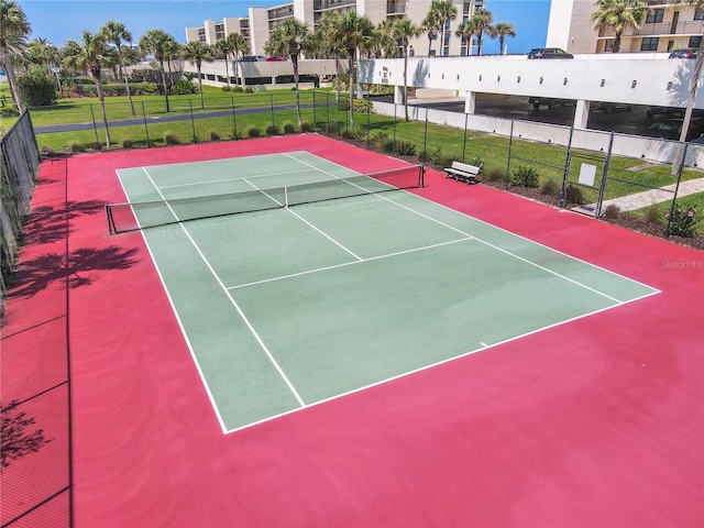 view of sport court