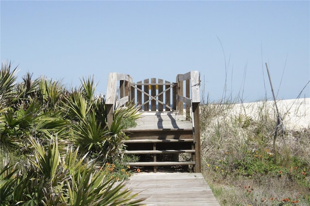 view of home's community with a deck