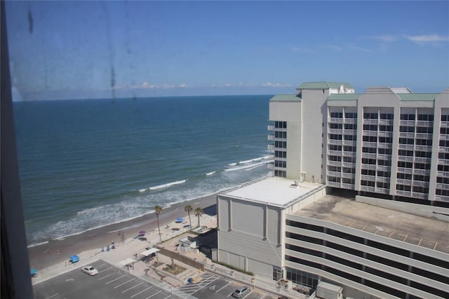 water view featuring a view of the beach