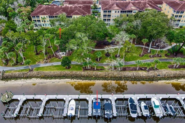 view of property's community featuring a water view