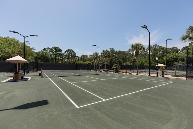 view of sport court