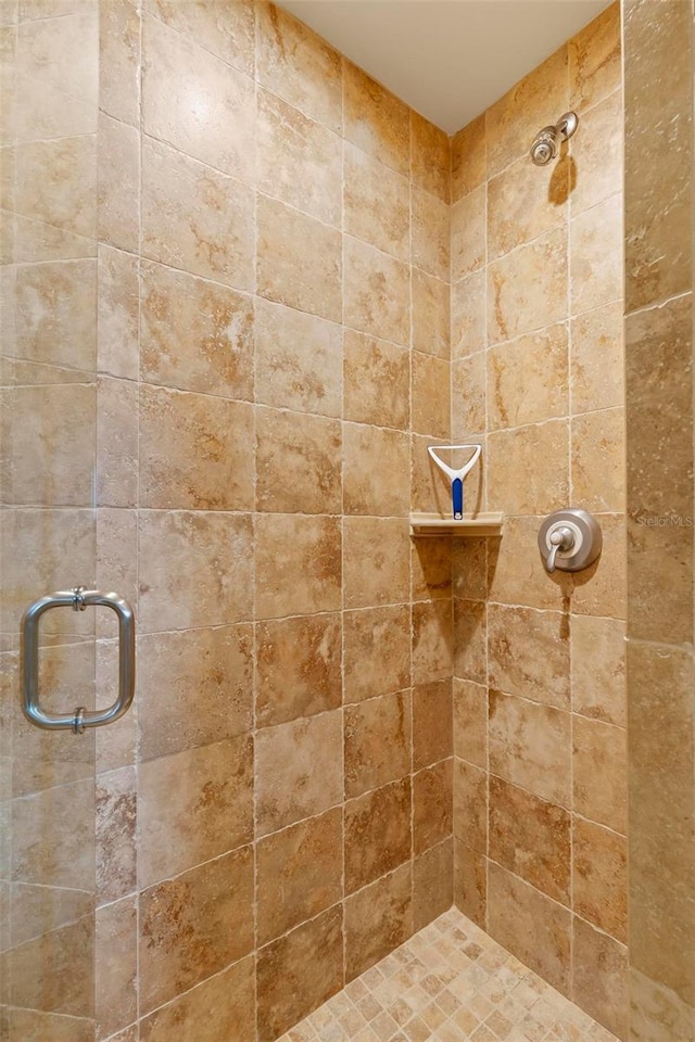 bathroom with walk in shower