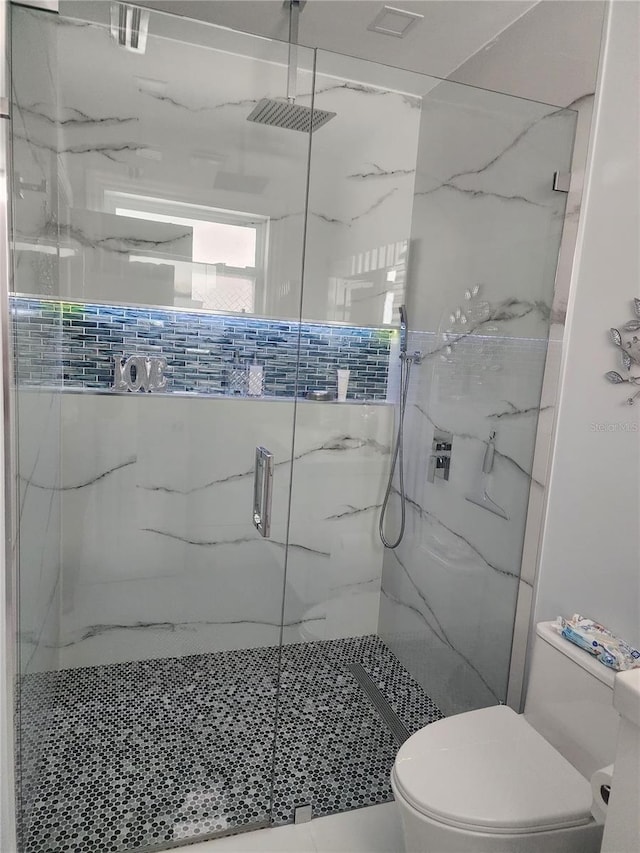 10611 SW 164th St, Miami, FL 33157 - bathroom with a marble finish shower and toilet