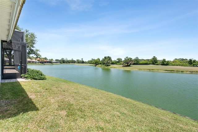 view of water feature