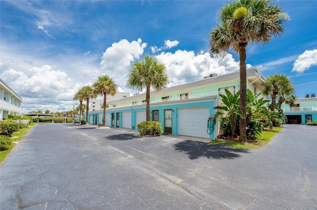 exterior space with community garages