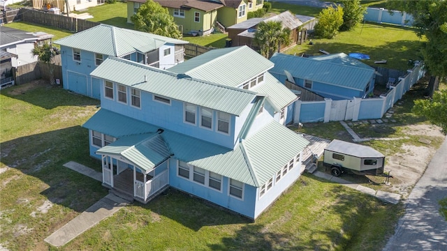 bird's eye view featuring a residential view