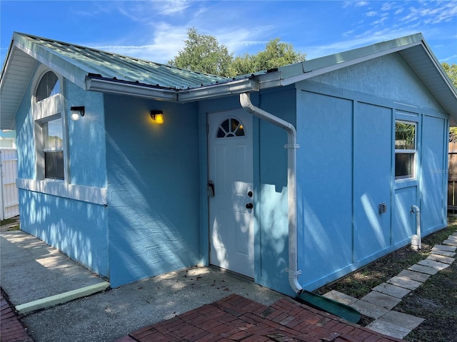 view of outbuilding