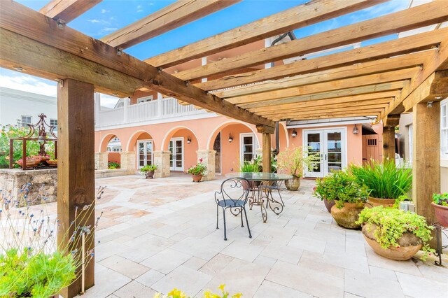 view of patio / terrace with french doors