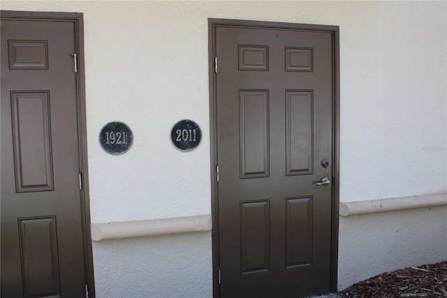 view of entrance to property