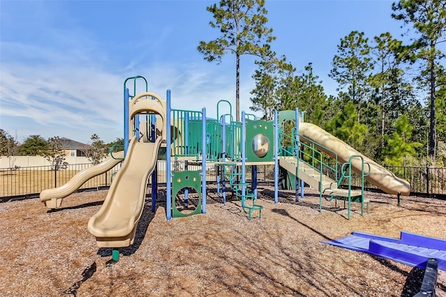 community playground featuring fence