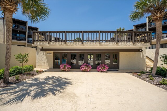 exterior space featuring a patio area and french doors