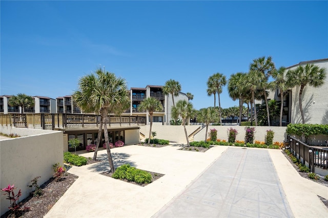 view of patio / terrace with fence