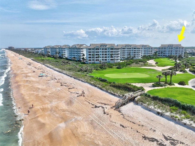 200 Cinnamon Beach Way Unit 122, Palm Coast, FL 32137 - surrounding community with view of water and beach