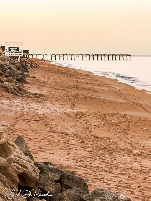 water view with a beach view