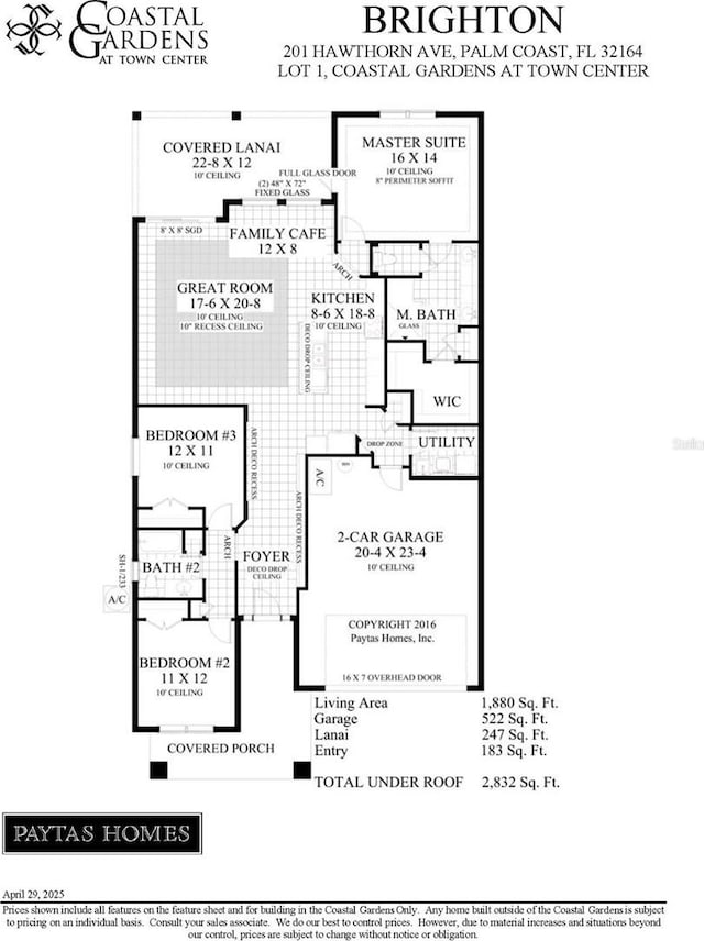 201 Hawthorn Ave, Palm Coast, FL 32164 - property floor plan