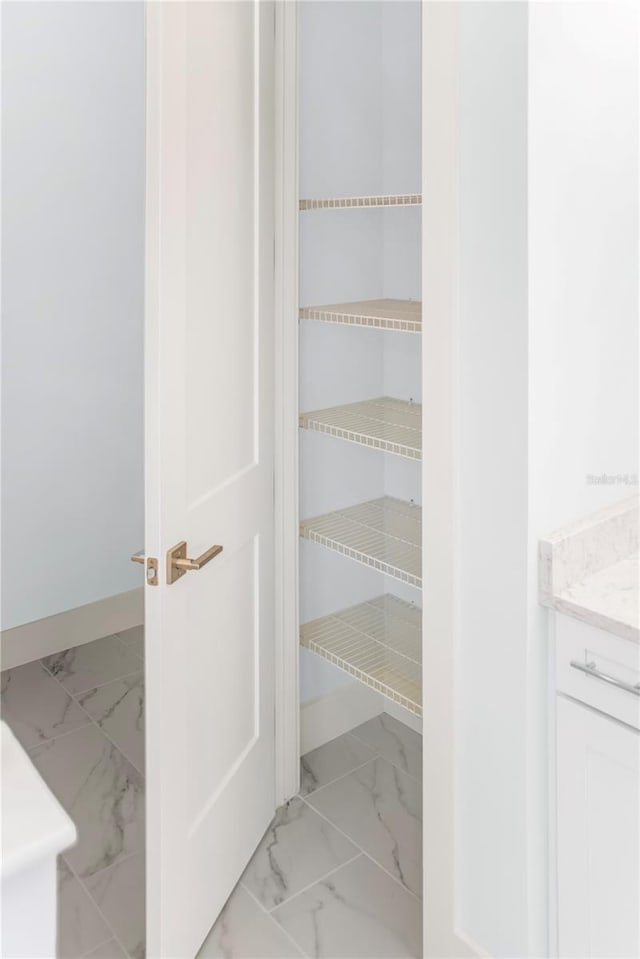 view of pantry