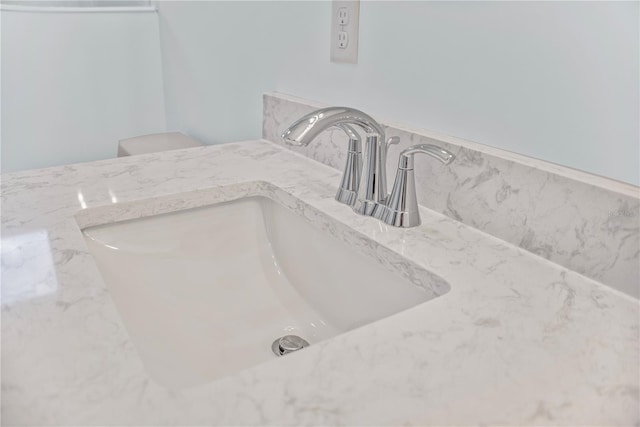 room details featuring vanity