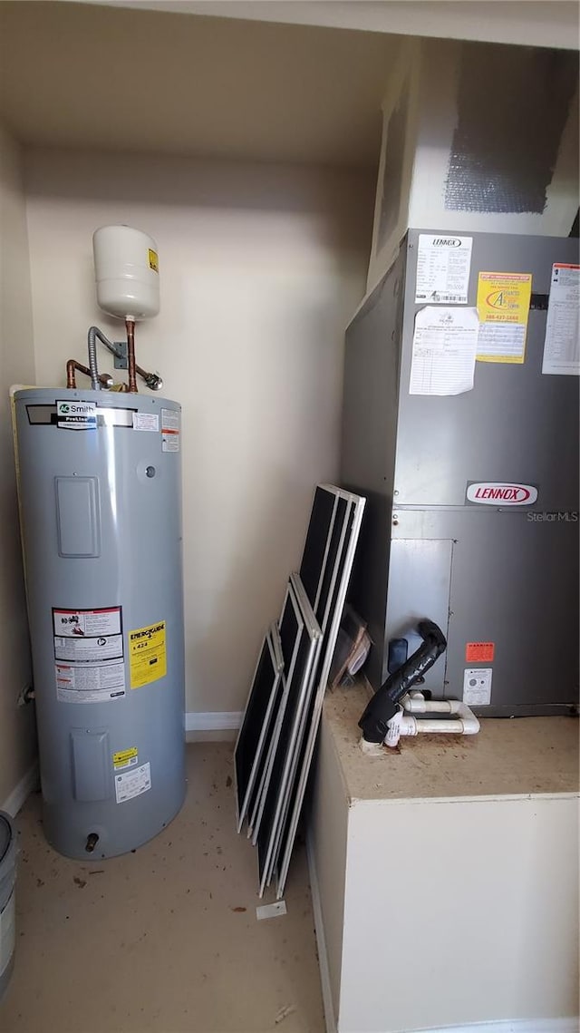 utilities with water heater