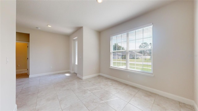 view of tiled empty room