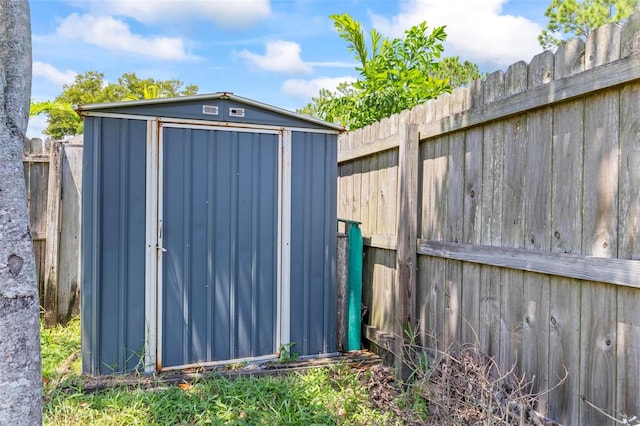 view of outdoor structure