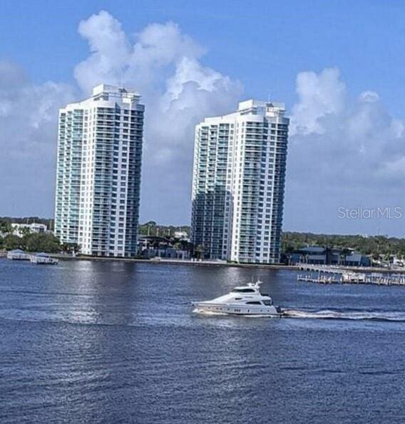 view of water feature