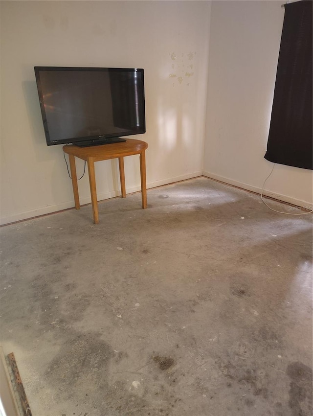 view of unfurnished living room