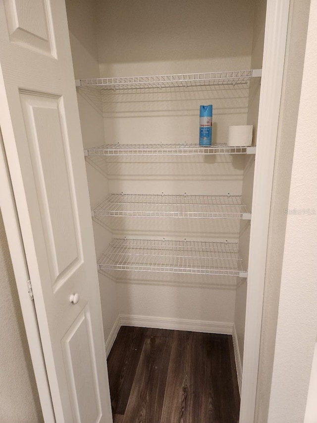 view of pantry