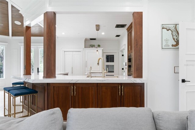 kitchen featuring sink