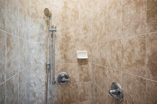 details featuring tiled shower