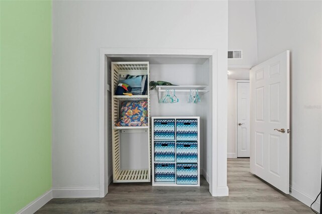 view of closet