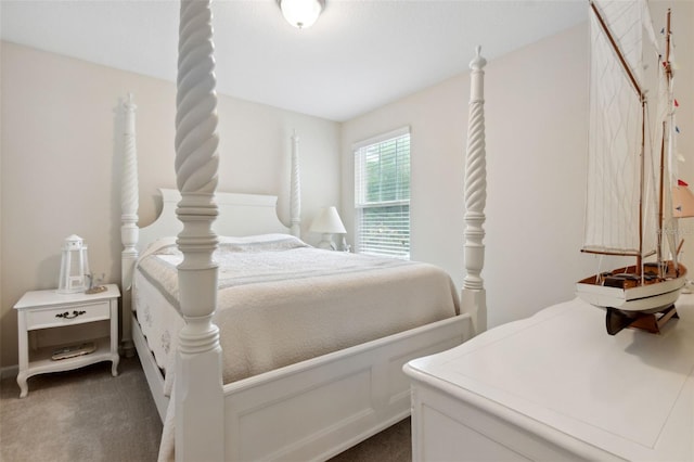 bedroom with carpet floors