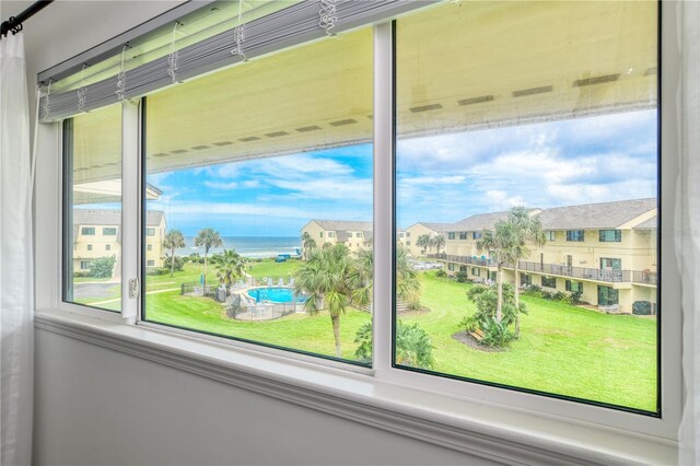 room details with a water view