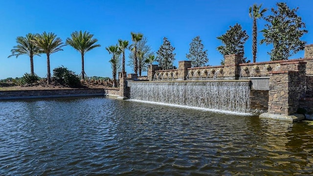 view of water feature