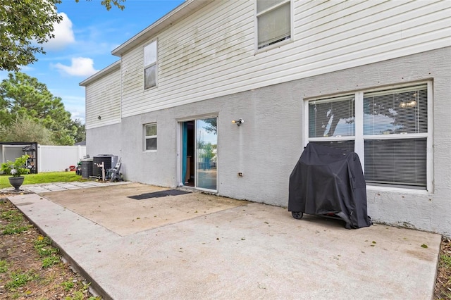 rear view of house featuring a patio area