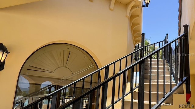 view of stairs