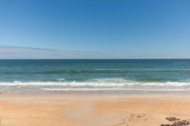 water view with a view of the beach