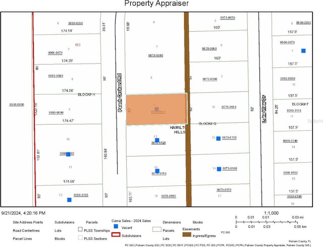 118 Peach Orchard Rd, Pomona Park FL, 32181 land for sale