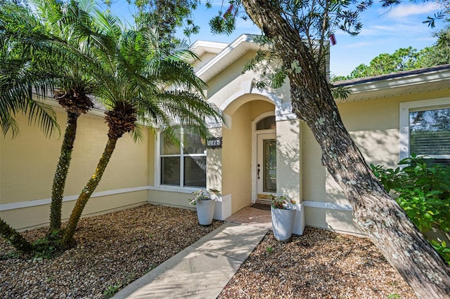 view of entrance to property