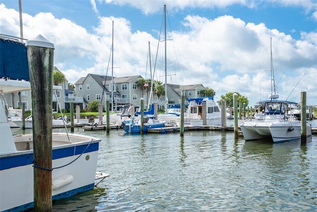 110 Ocean Hollow Ln Unit 101, Saint Augustine, FL 32084 - dock with a water view and a residential view