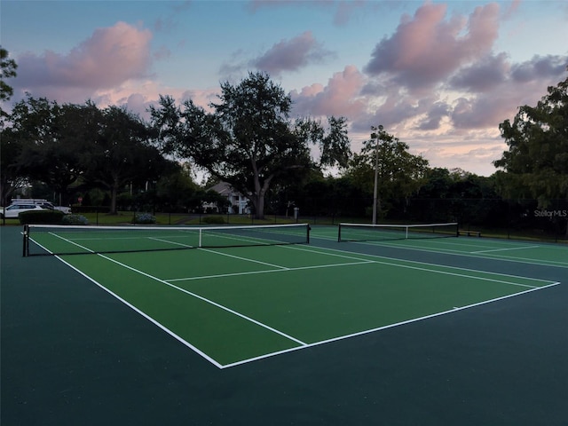 view of sport court