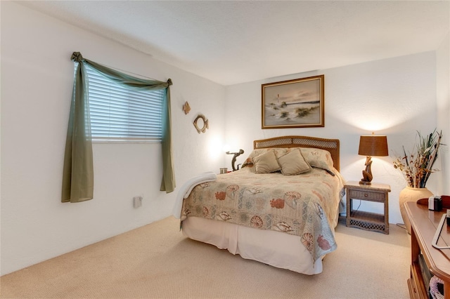 bedroom featuring carpet flooring