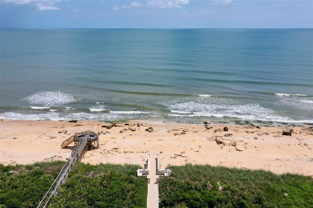 water view featuring a view of the beach