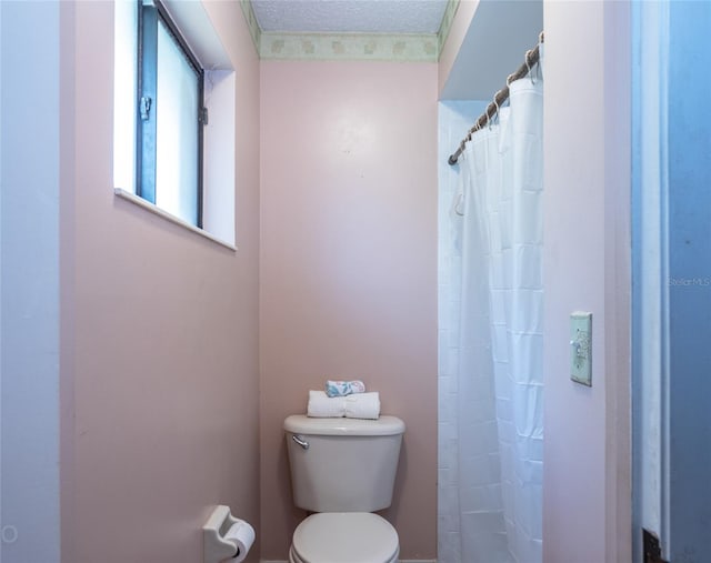 13 Washington Pl, Palm Coast, FL 32164 - bathroom featuring toilet and a shower with curtain